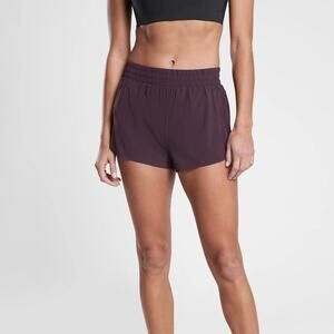 ATHLETA Hustle Short Eggplant Plum Purple 3X